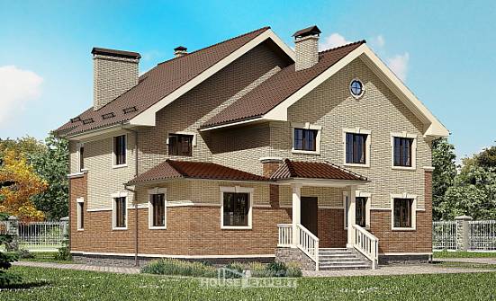 300-004-Л Проект двухэтажного дома, классический дом из поризованных блоков Петропавловск-Камчатский | Проекты домов от House Expert