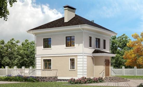 090-003-Л Проект двухэтажного дома, бюджетный дом из арболита Петропавловск-Камчатский | Проекты домов от House Expert