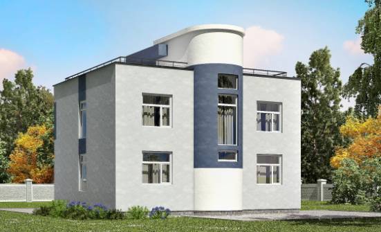 180-005-П Проект двухэтажного дома, классический дом из поризованных блоков Петропавловск-Камчатский | Проекты домов от House Expert