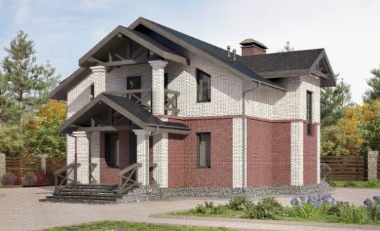 160-014-Л Проект двухэтажного дома, небольшой дом из арболита Петропавловск-Камчатский | Проекты домов от House Expert