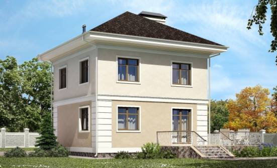 090-003-Л Проект двухэтажного дома, бюджетный дом из арболита Петропавловск-Камчатский | Проекты домов от House Expert