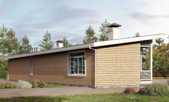 110-004-Л Проект бани из кирпича Петропавловск-Камчатский | Проекты одноэтажных домов от House Expert