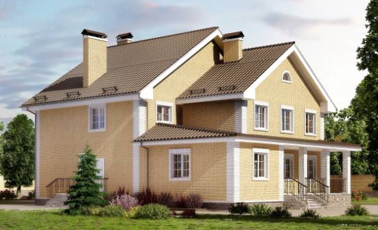 320-003-Л Проект двухэтажного дома, огромный дом из бризолита Петропавловск-Камчатский | Проекты домов от House Expert