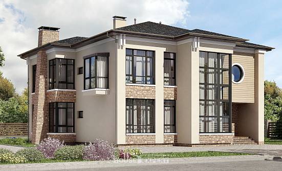 300-005-Л Проект двухэтажного дома, современный дом из кирпича Петропавловск-Камчатский | Проекты домов от House Expert