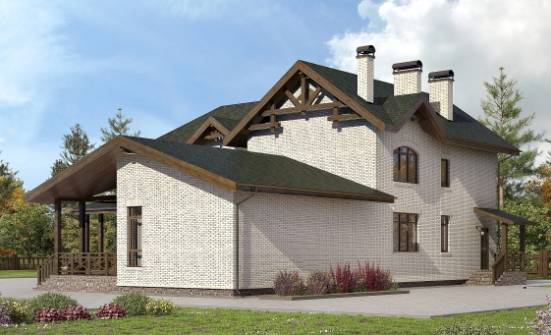 340-004-Л Проект двухэтажного дома, уютный домик из блока Петропавловск-Камчатский | Проекты домов от House Expert
