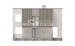 150-017-П Проект двухэтажного дома, доступный загородный дом из арболита Петропавловск-Камчатский, House Expert