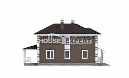 185-002-П Проект двухэтажного дома, компактный загородный дом из бризолита Петропавловск-Камчатский, House Expert