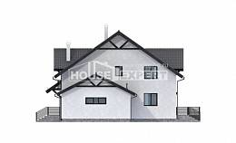 290-003-П Проект двухэтажного дома с мансардным этажом, огромный коттедж из арболита Петропавловск-Камчатский, House Expert