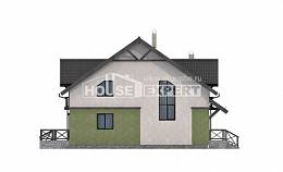 120-003-П Проект двухэтажного дома с мансардой, уютный дом из теплоблока Петропавловск-Камчатский, House Expert