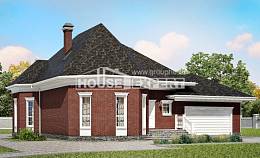 290-002-П Проект двухэтажного дома с мансардой и гаражом, большой загородный дом из арболита Петропавловск-Камчатский, House Expert
