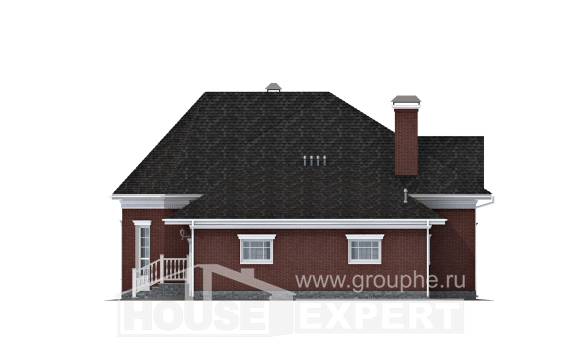 290-002-П Проект двухэтажного дома и гаражом, красивый домик из поризованных блоков, Петропавловск-Камчатский
